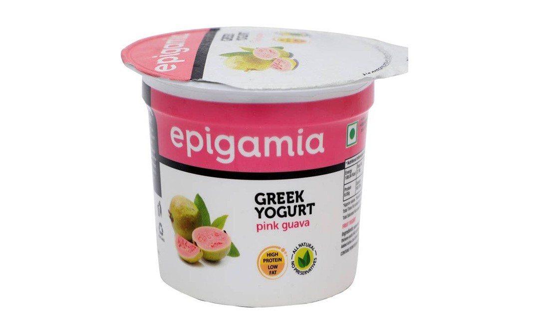 Epigamia Greek Yogurt Pink Guava    Cup  90 grams